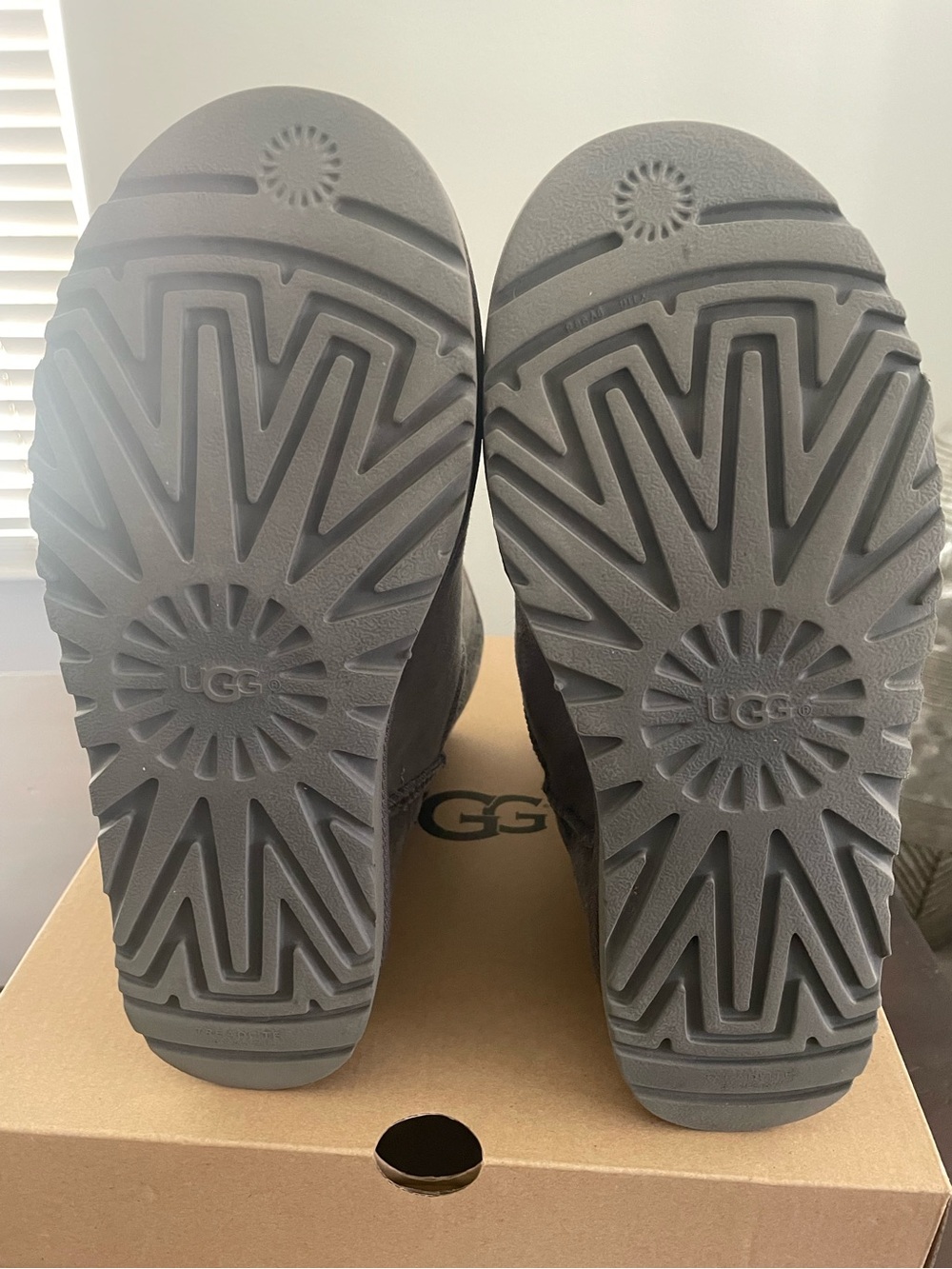 UGG Women's Classic Short Suede Boots in Gray - Picture 6 of 6